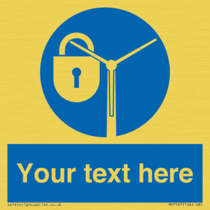 Custom mandatory lock rotor blades